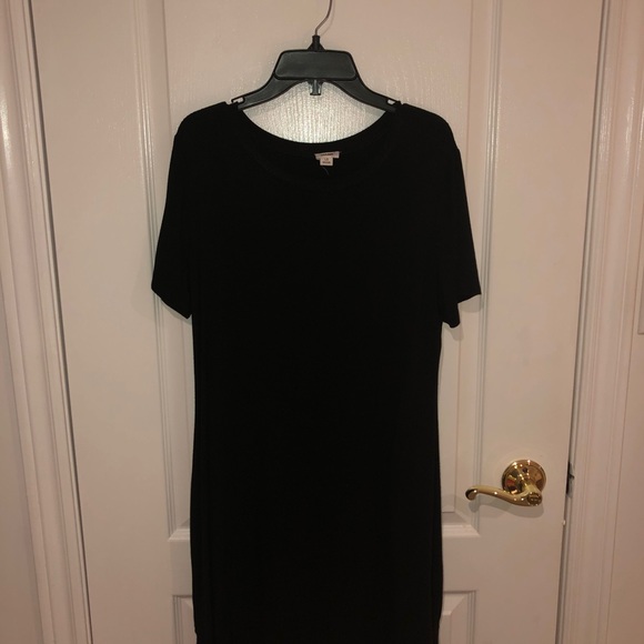 Garage Black T-shirt Dress - Picture 1 of 1